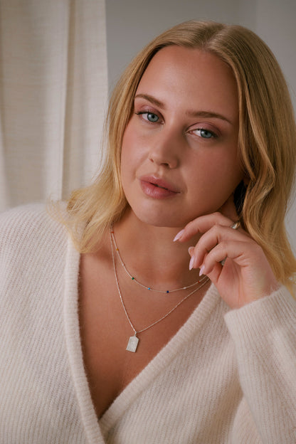 Santa Monica Necklace Silver Syster P