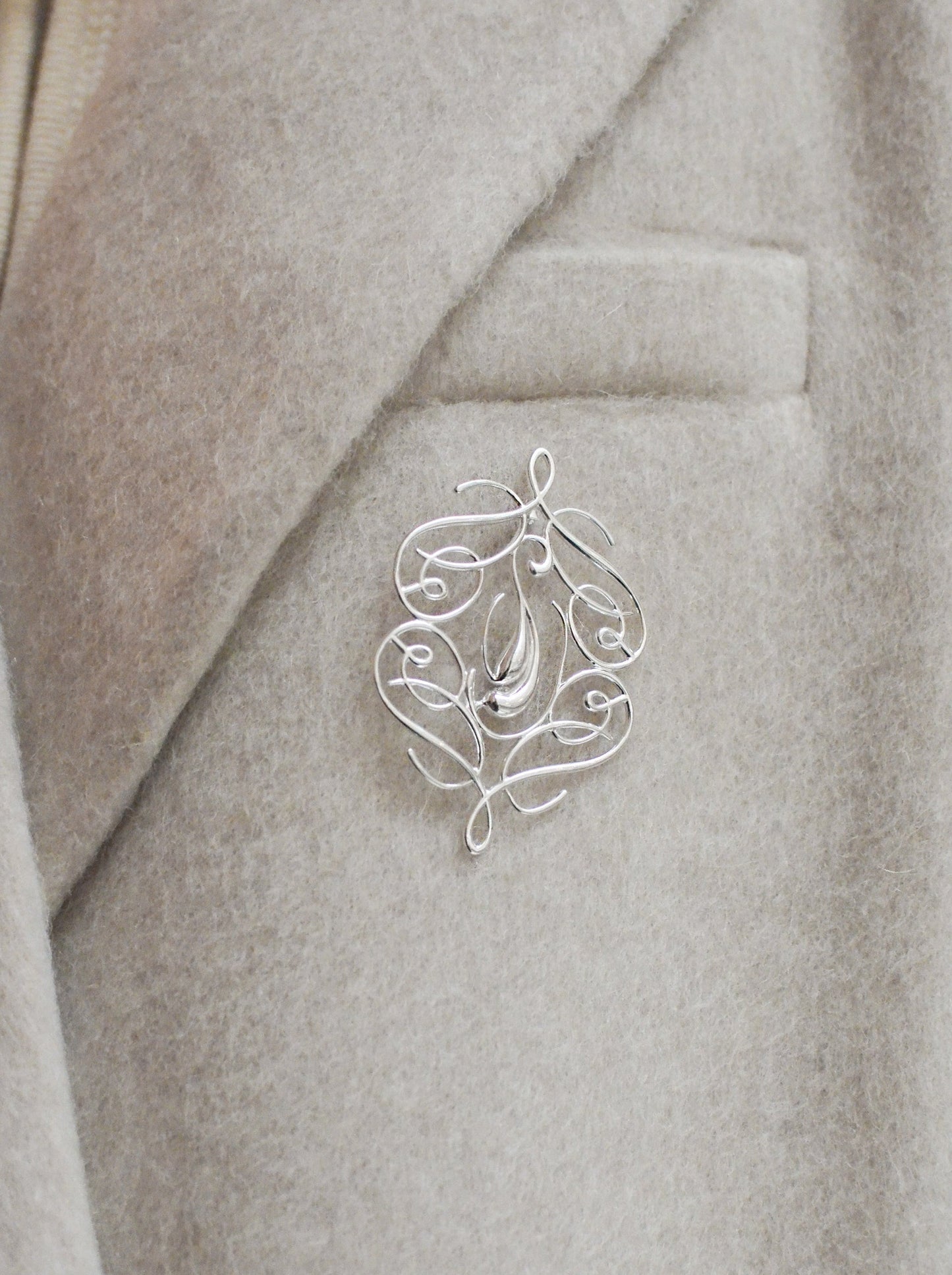 Ophelia Brooch Silver Syster P