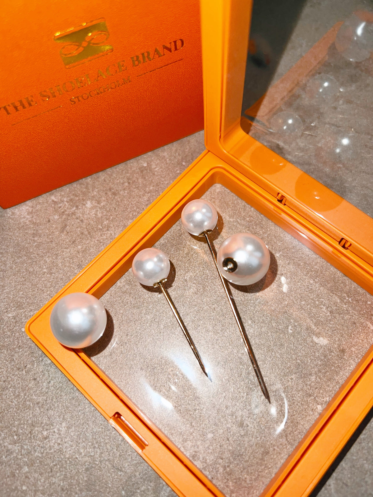 Pearl Styling Pins 2-Pack The Shoelace Brand