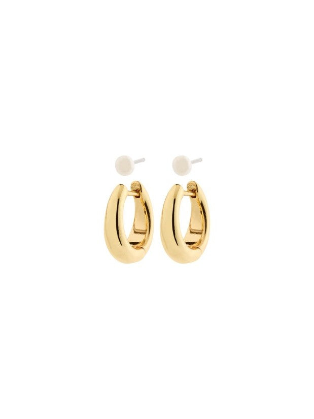 Starlight 2-in-1 Earring Set Gold Pilgrim