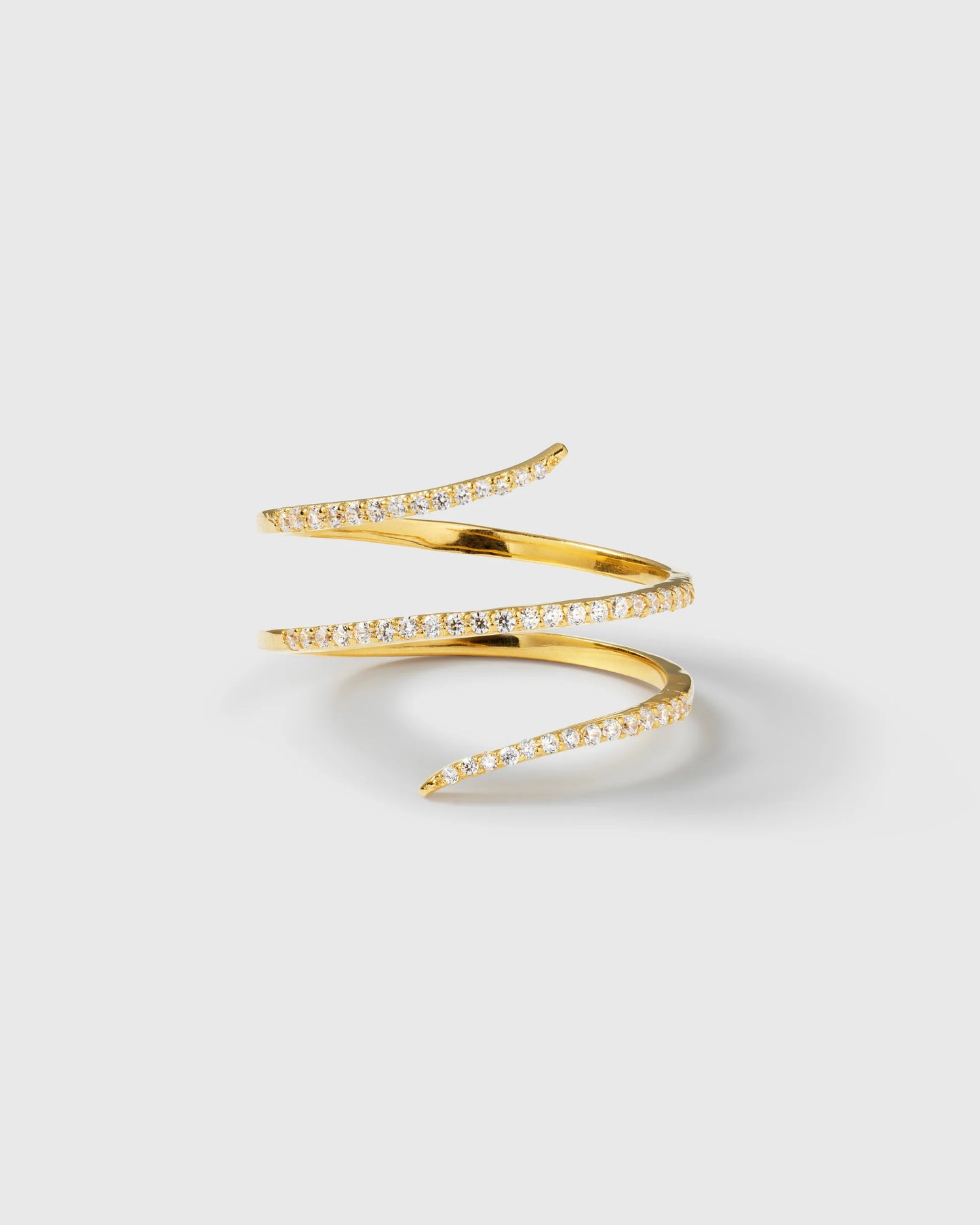 Sparkle Wrap Ring Gold Syster P