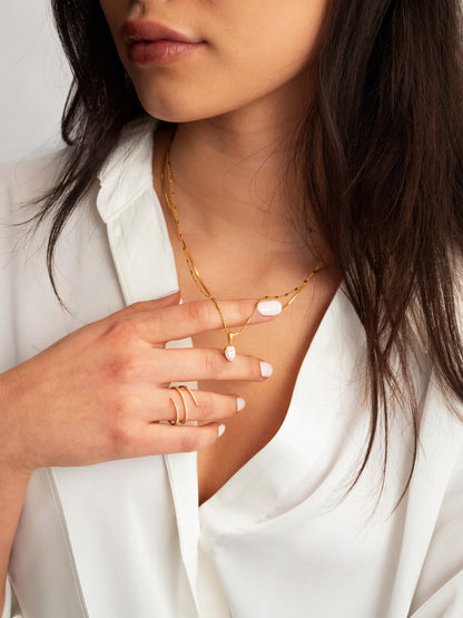 Sparkle Wrap Ring Gold Syster P