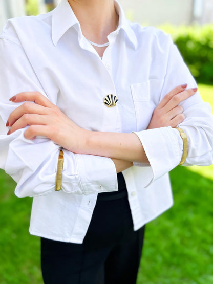 Shirt Sleeve Holder Gold The Shoelace Brand