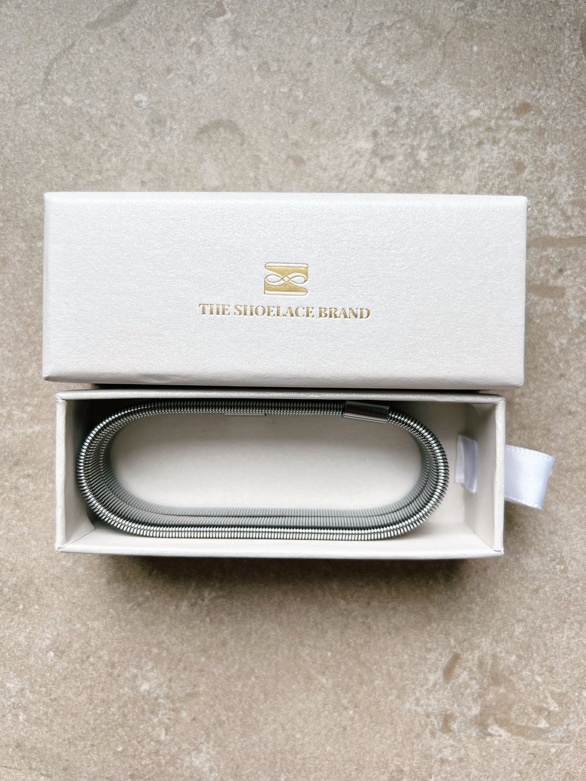 Shirt Sleeve Holder Silver The Shoelace Brand