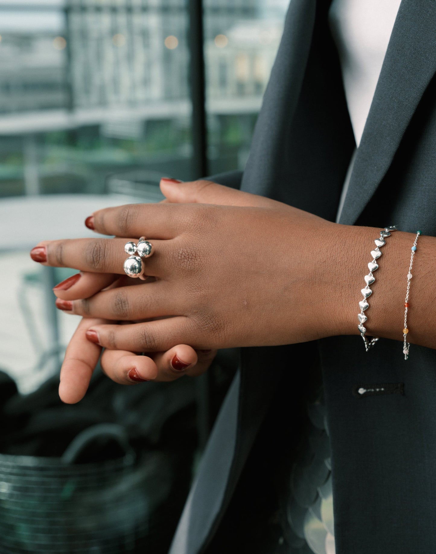 Universe Ring Silver Syster P