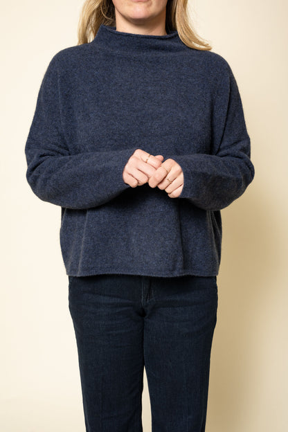 Mika Yak Funnelneck Sweater Night Teal Filippa K