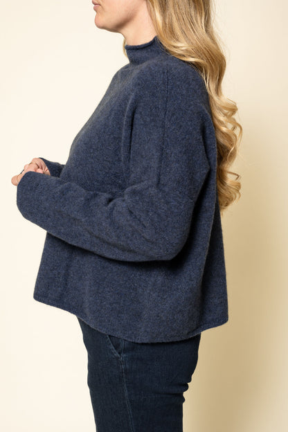 Mika Yak Funnelneck Sweater Night Teal Filippa K