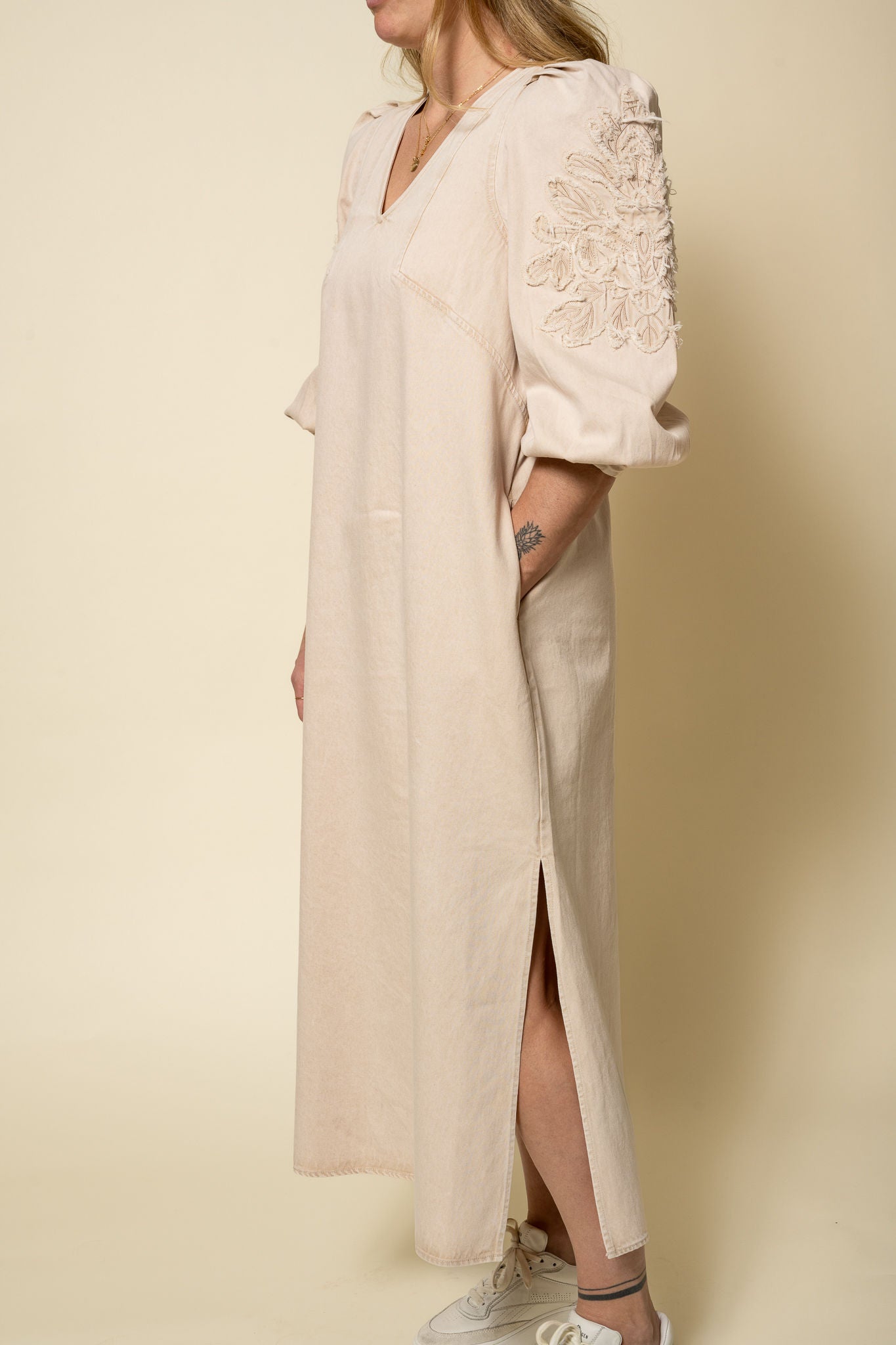 MelisseGO Dress Creme Washed Gossia