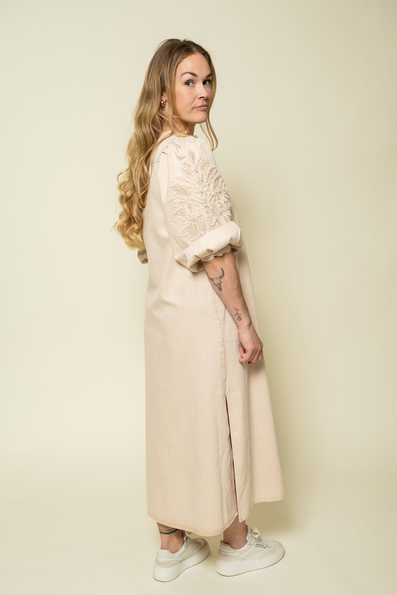 MelisseGO Dress Creme Washed Gossia