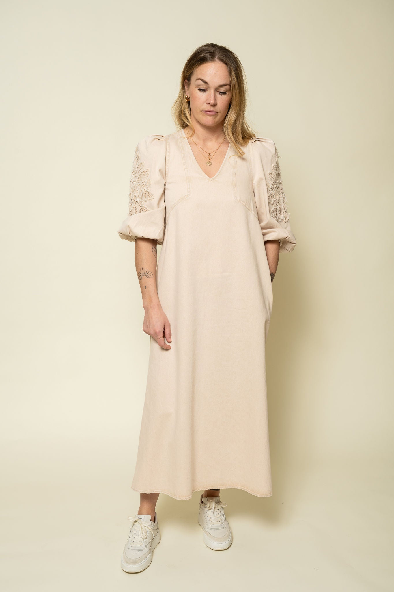 MelisseGO Dress Creme Washed Gossia