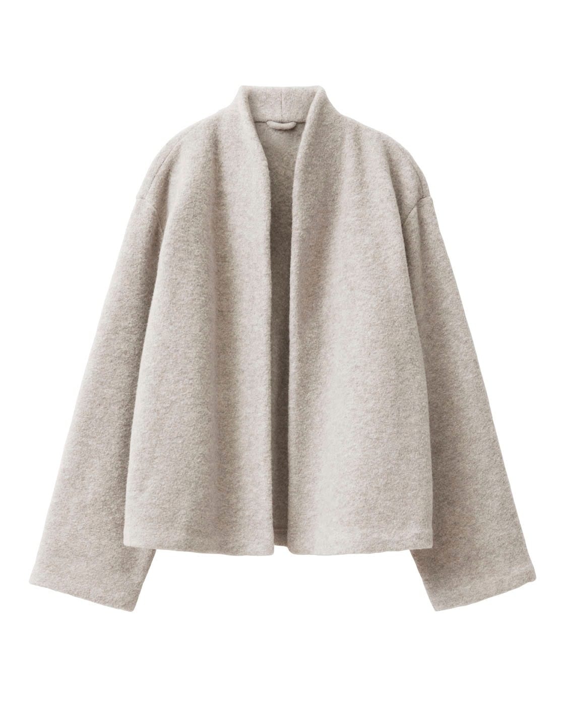 Cape Jacket Heavy Knit Oat A Part of the Art