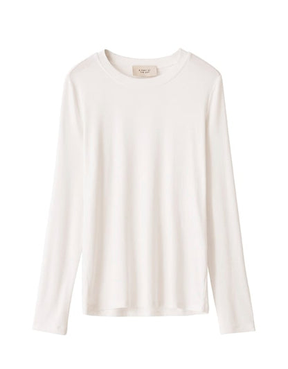 Basic LS Tee White A Part of the Art