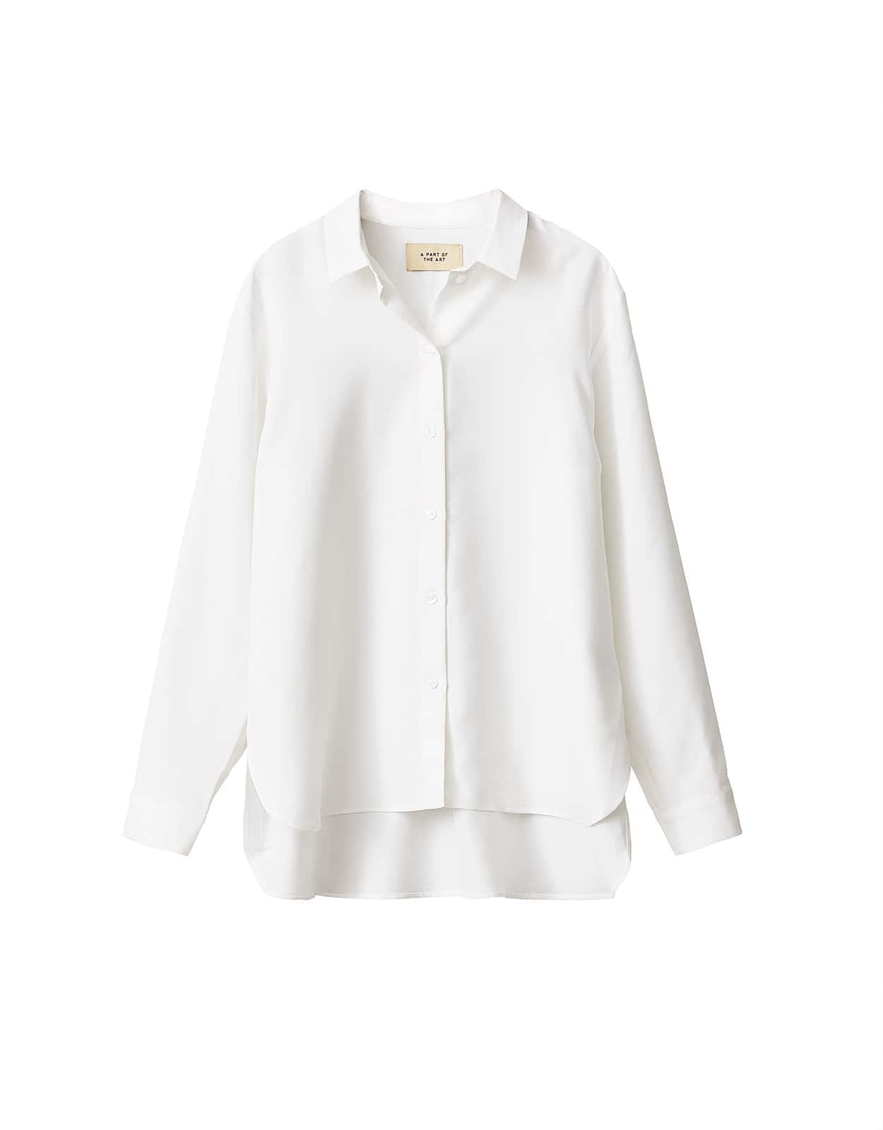 Daily Shirt Soft Modal White A Part of the Art