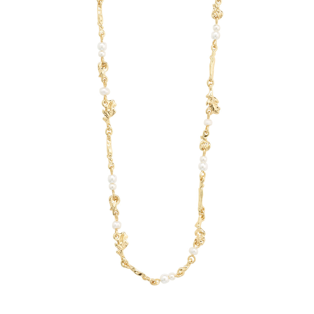 Focus Recycled Necklace Gold Pilgrim