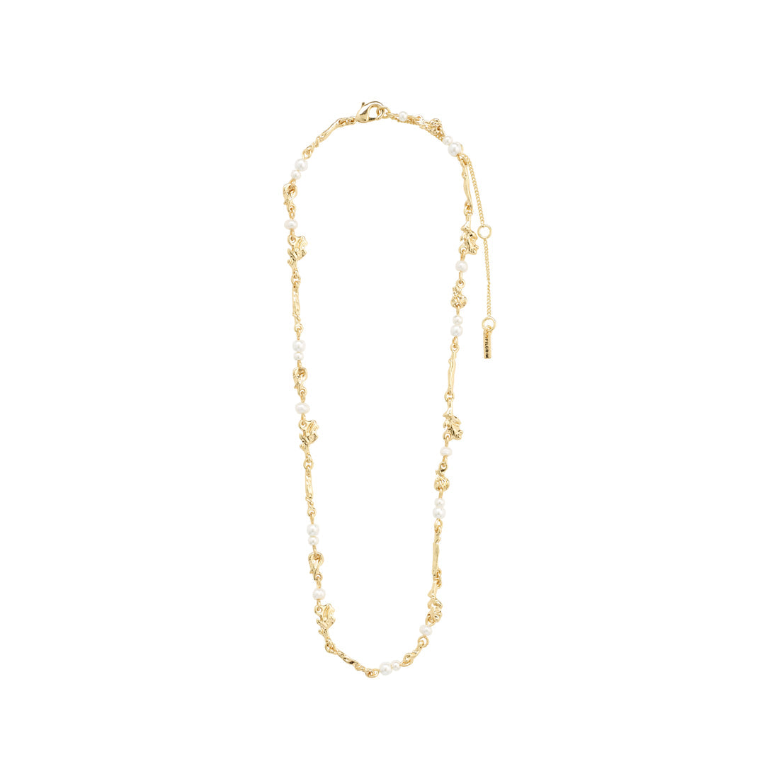 Focus Recycled Necklace Gold Pilgrim