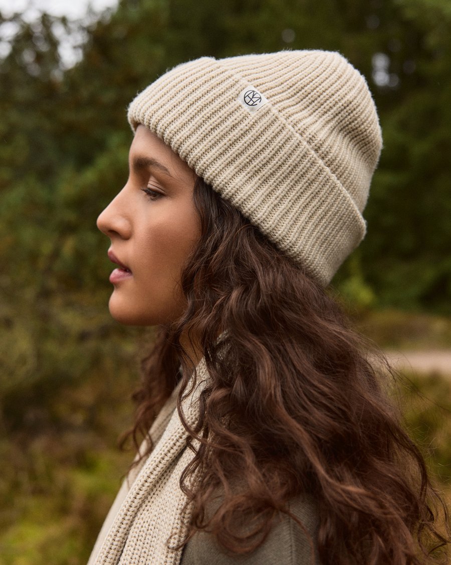 Galine Rachelle Icon Beanie Oatmeal Melange MSCH