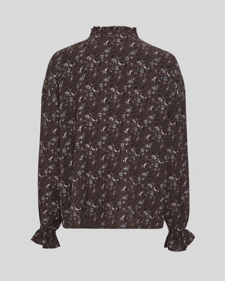 Michella Shirt Hot Fudge Flower MSCH