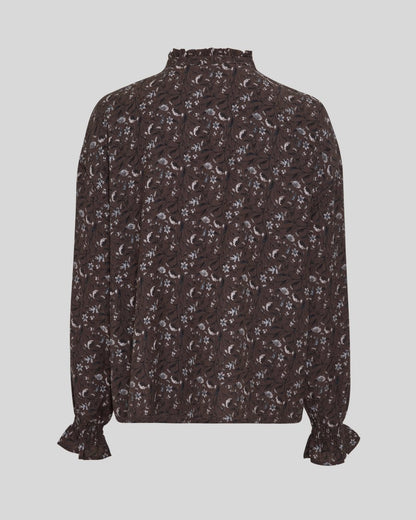 Michella Shirt Hot Fudge Flower MSCH