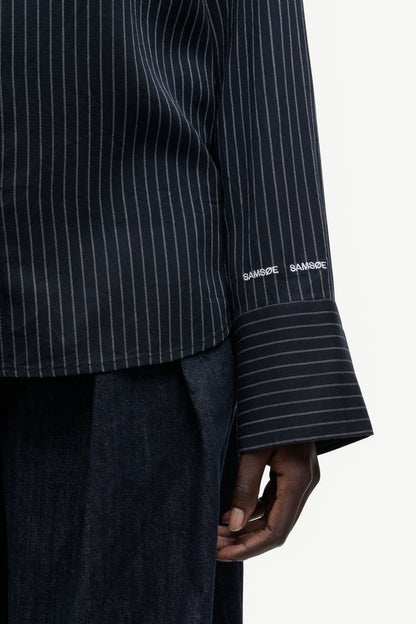 Saryanna Shirt 16067 Salute Pinstripe Samsoe Samsoe