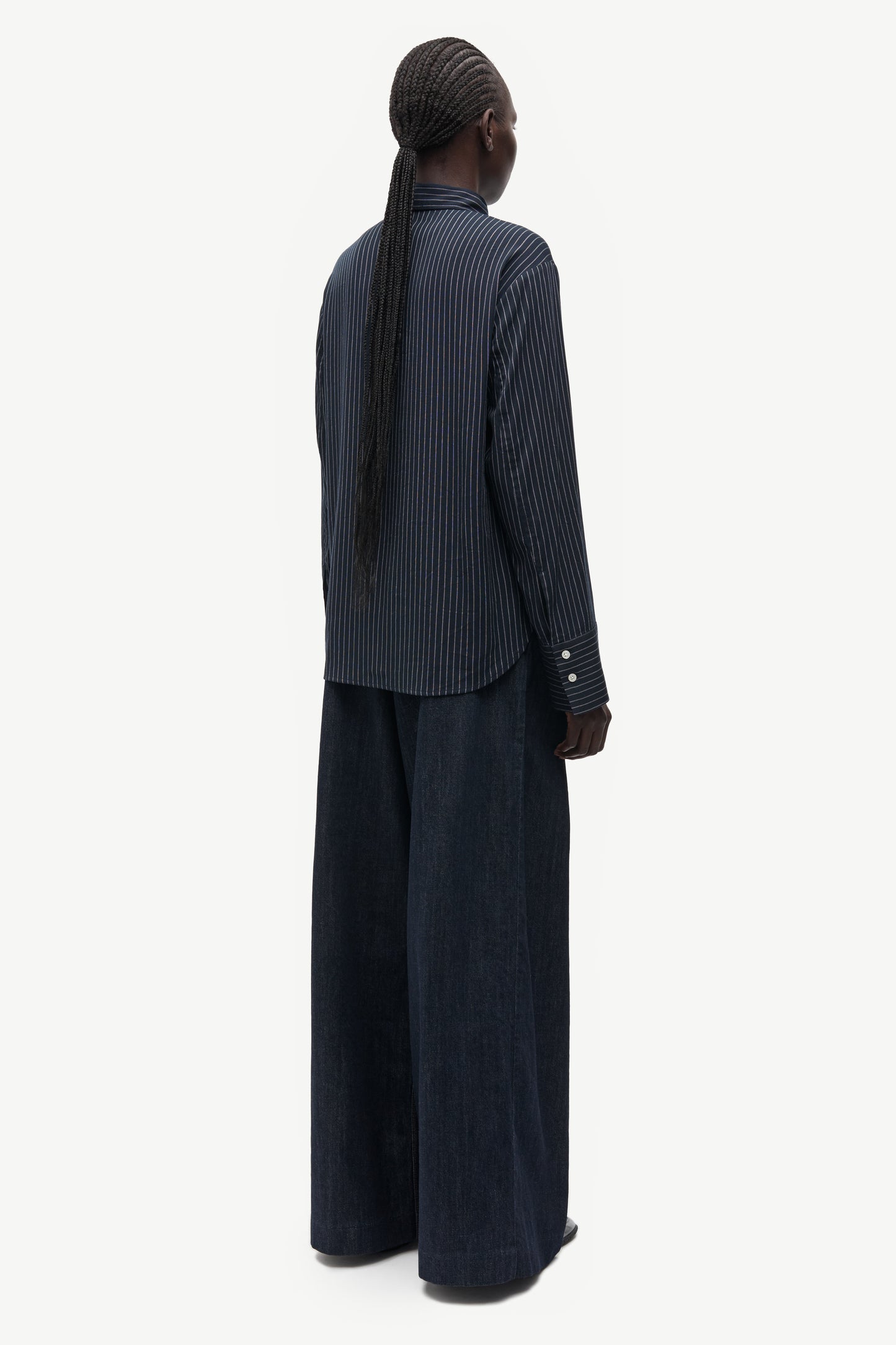 Saryanna Shirt 16067 Salute Pinstripe Samsoe Samsoe