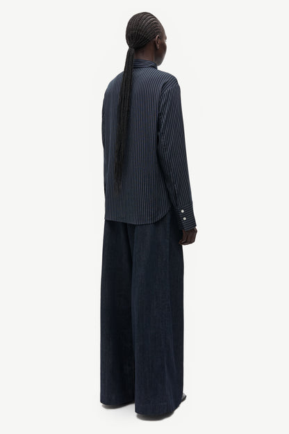 Saryanna Shirt 16067 Salute Pinstripe Samsoe Samsoe