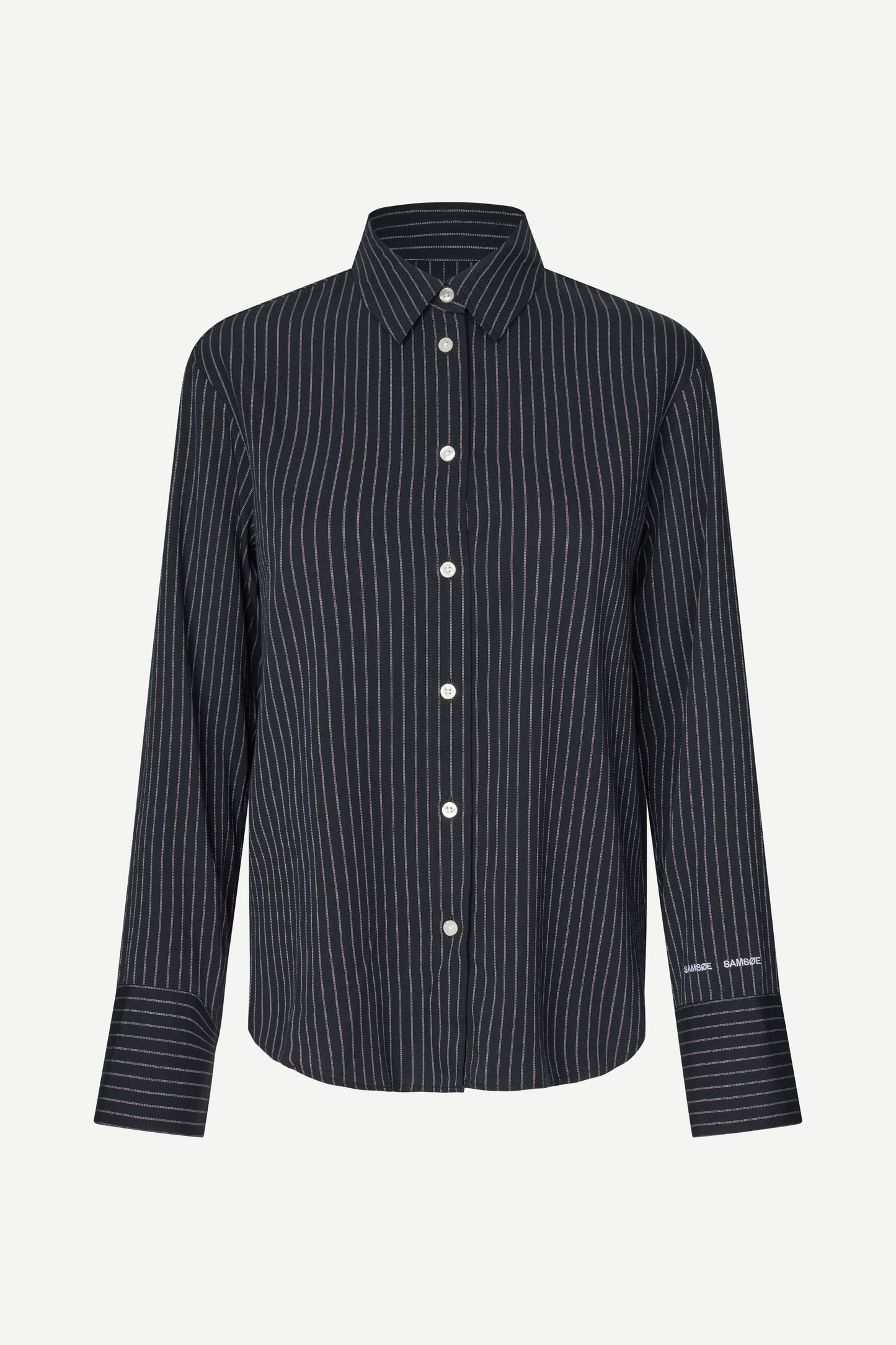 Saryanna Shirt 16067 Salute Pinstripe Samsoe Samsoe