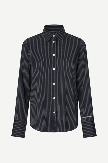 Saryanna Shirt 16067 Salute Pinstripe Samsoe Samsoe