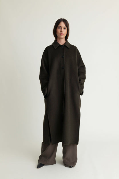 Lyric Coat Luxe Wool Forest Green A Part of the Art