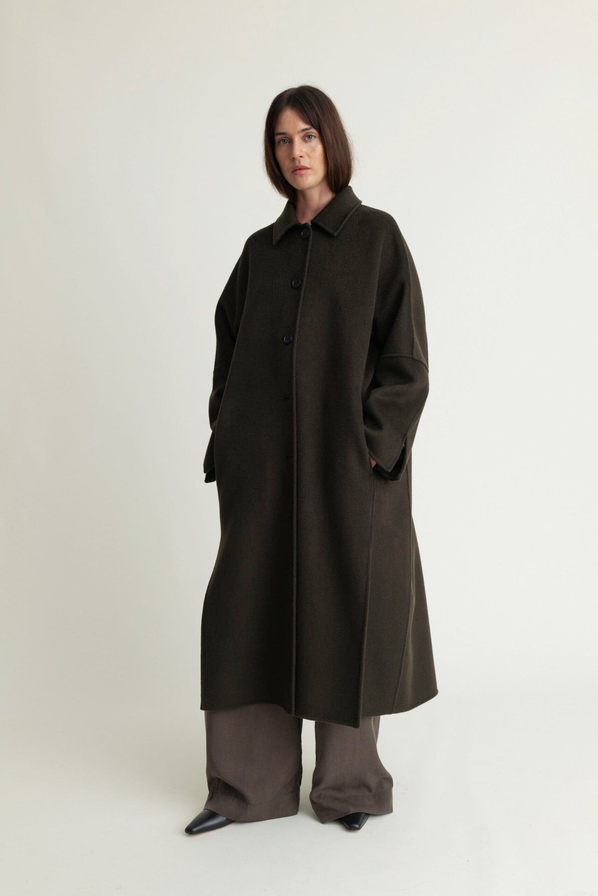 Lyric Coat Luxe Wool Forest Green A Part of the Art